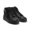 Tovni Hi Stack Chain en cuir noir pour jeunes filles Tovni Hi Stack Chain en cuir noir pour jeunes filles