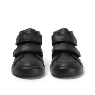 Tovni Hi Vel en simili cuir noir, unisexe pour tout-petits