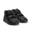 Tovni Hi Vel en simili cuir noir, unisexe pour tout-petits