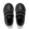 Tovni Hi Vel en simili cuir noir, unisexe pour tout-petits
