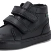 Tovni Hi Vel en simili cuir noir, unisexe pour tout-petits