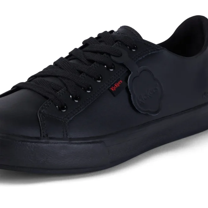 Tovni Lacer en cuir noir, unisexe adulte Tovni Lacer en cuir noir, unisexe adulte
