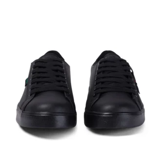 Tovni Lacer en cuir noir unisexe pour jeunes