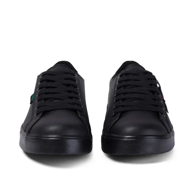 Tovni Lacer en cuir noir unisexe pour jeunes Tovni Lacer en cuir noir unisexe pour jeunes