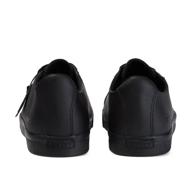 Tovni Lacer en cuir noir unisexe pour jeunes Tovni Lacer en cuir noir unisexe pour jeunes