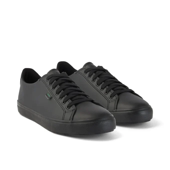 Tovni Lacer en cuir pour jeunes, unisexe, noir Tovni Lacer en cuir pour jeunes, unisexe, noir