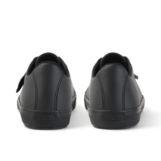 Tovni Lacer en cuir pour jeunes, unisexe, noir Tovni Lacer en cuir pour jeunes, unisexe, noir