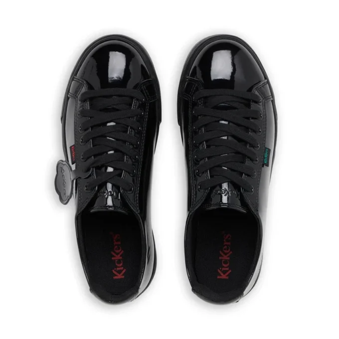 Tovni Lacer pour femme adulte, cuir verni noir Tovni Lacer pour femme adulte, cuir verni noir