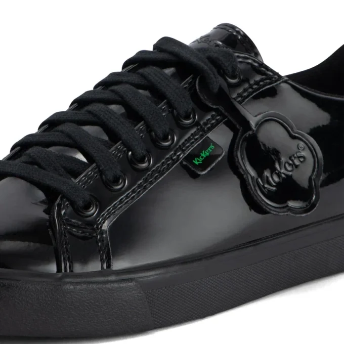 Tovni Lacer pour femmes adultes, cuir synthétique verni noir Tovni Lacer pour femmes adultes, cuir synthétique verni noir