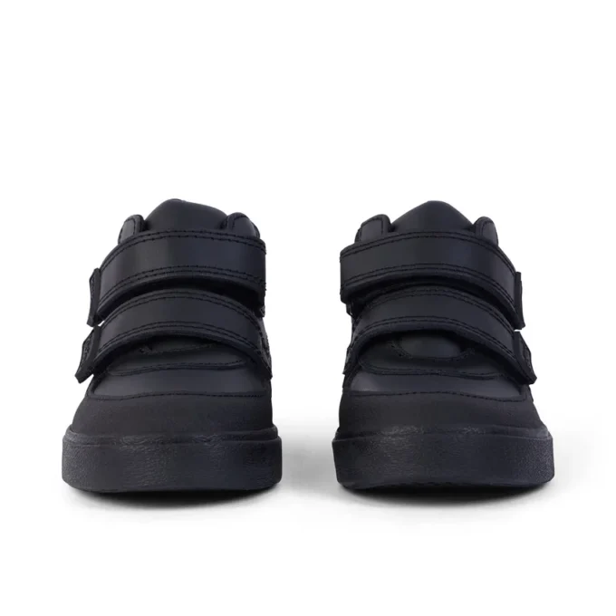 Tovni Scuff Hi en cuir noir pour garçons en bas âge Tovni Scuff Hi en cuir noir pour garçons en bas âge