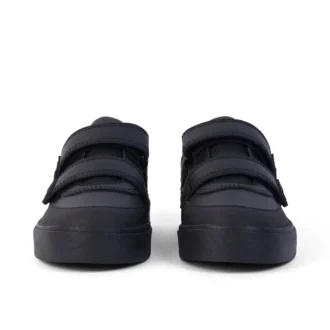 Tovni Scuff Lo en cuir noir pour garçons junior
