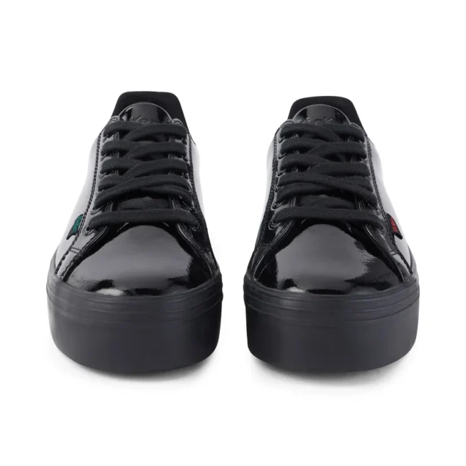 Tovni Stack en cuir verni noir pour femme Tovni Stack en cuir verni noir pour femme