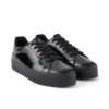 Tovni Stack en cuir verni noir pour jeunes filles Tovni Stack en cuir verni noir pour jeunes filles