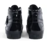 Tovni Stack Hi Flower en cuir verni noir pour jeunes filles Tovni Stack Hi Flower en cuir verni noir pour jeunes filles
