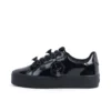 Tovni Stack Lo Flower en cuir verni noir pour femme adulte Tovni Stack Lo Flower en cuir verni noir pour femme adulte