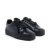 Tovni Stack Lo Flower en cuir verni noir pour femme adulte Tovni Stack Lo Flower en cuir verni noir pour femme adulte