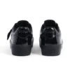 Tovni Stack Lo Flower en cuir verni noir pour femme adulte Tovni Stack Lo Flower en cuir verni noir pour femme adulte