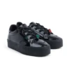 Tovni Stack Lo Flower en cuir verni noir pour filles