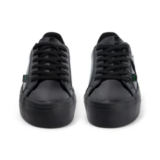 Tovni Stack pour jeunes filles en simili cuir verni noir