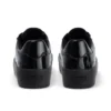 Tovni Stack pour jeunes filles en simili cuir verni noir