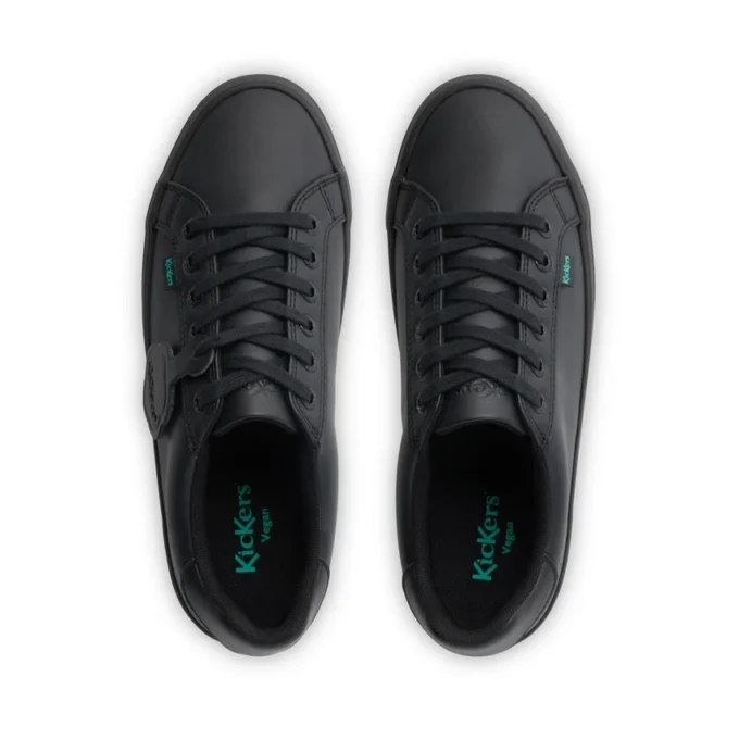 Tovni Stack pour jeunes filles, simili cuir noir Tovni Stack pour jeunes filles, simili cuir noir