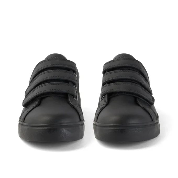 Tovni Trip en cuir noir pour jeunes, unisexe Tovni Trip en cuir noir pour jeunes, unisexe