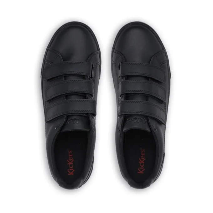 Tovni Trip en cuir noir unisexe adulte