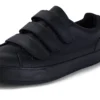 Tovni Trip en cuir noir unisexe adulte