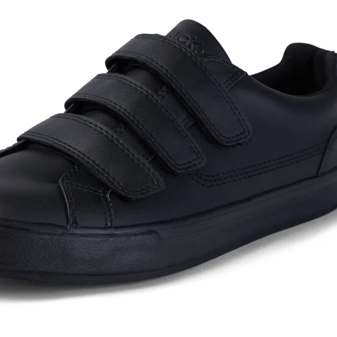 Tovni Trip en cuir noir unisexe adulte