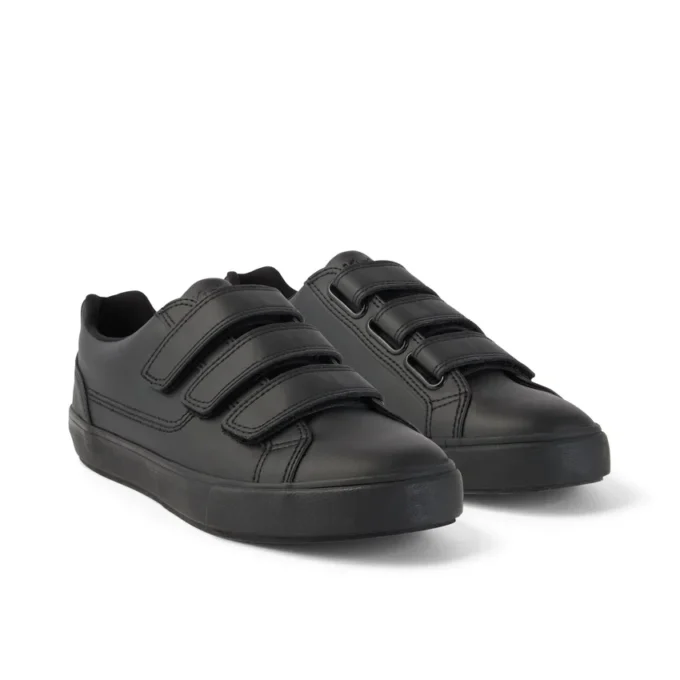 Tovni Trip en cuir synthétique noir, unisexe adulte Tovni Trip en cuir synthétique noir, unisexe adulte