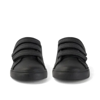 Tovni Trip en cuir synthétique noir, unisexe pour tout-petits