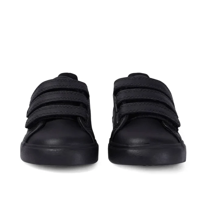 Tovni Trip en simili cuir noir unisexe pour bébé