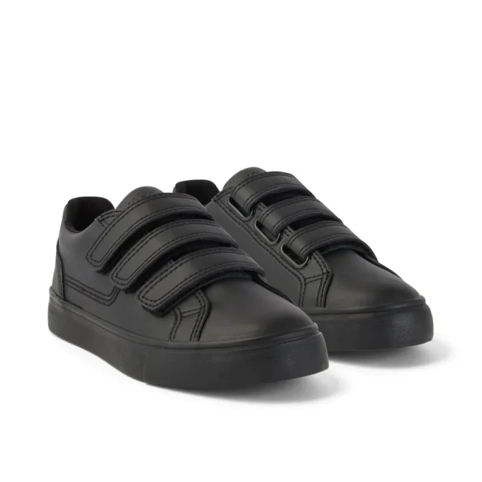 Tovni Trip Junior Unisexe en simili cuir noir