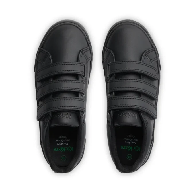 Tovni Trip Junior Unisexe en simili cuir noir