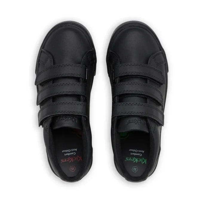 Tovni Trip Junior Unisexe en simili cuir noir