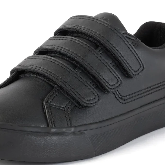 Tovni Trip Junior Unisexe en simili cuir noir