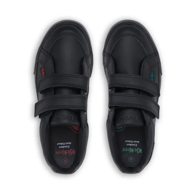 Tovni Twin en cuir noir, unisexe junior Tovni Twin en cuir noir, unisexe junior