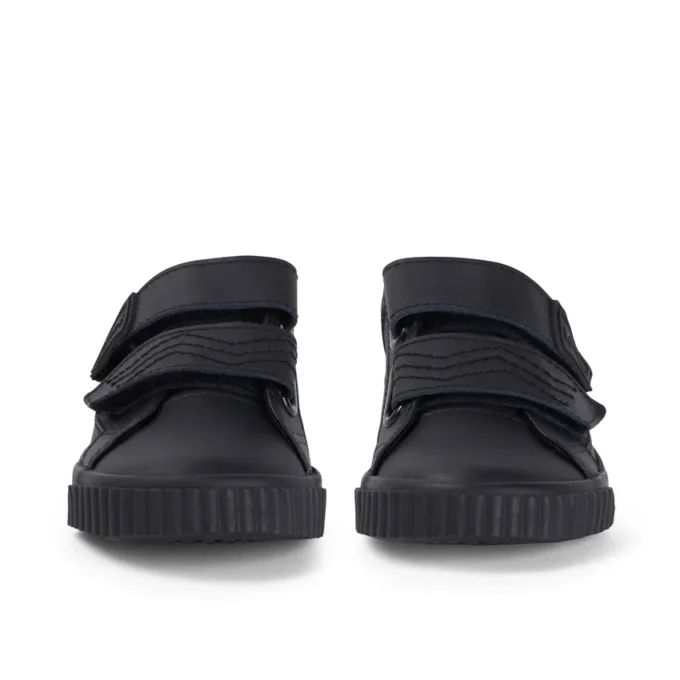 Tovni Twin Flex en cuir noir pour garçons en bas âge