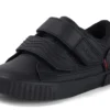 Tovni Twin Flex en cuir noir pour garçons en bas âge