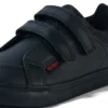 Tovni Twin Vel en cuir noir pour garçons en bas âge